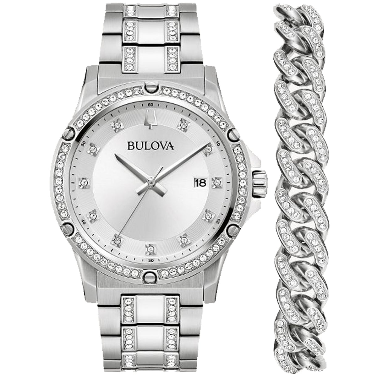 Bulova Men's Crystal Box Set