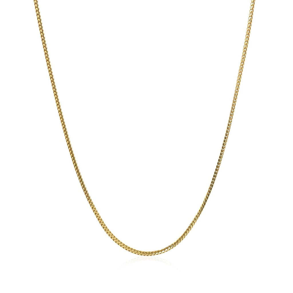 14k Yellow Gold Franco Chain 0.9mm