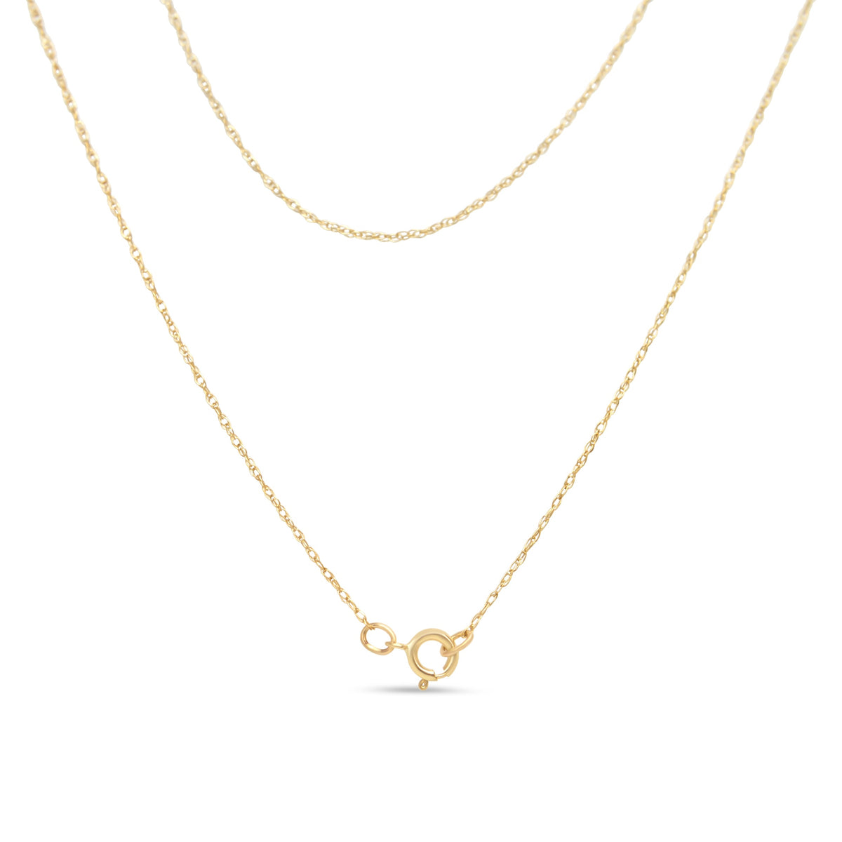 10K Yellow Gold Plated .925 Sterling Silver 1/10 Cttw Miracle Set Round Diamond Square Box Shape 18" Pendant Necklace (K-L Color, I2-I3 Clarity)