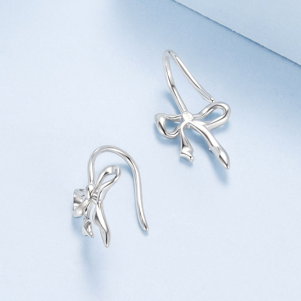 925 Sterling Silver Earrings 1.8cm x 1.0cm for Women