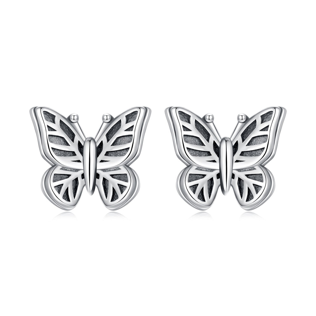 925 Sterling Silver Oxidized Silver Earrings for Women