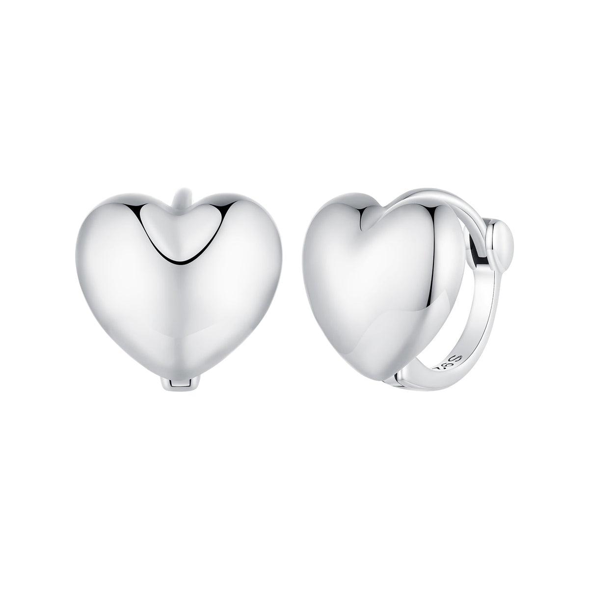 S925 Oxidized Silver 11mm Earrings for Women