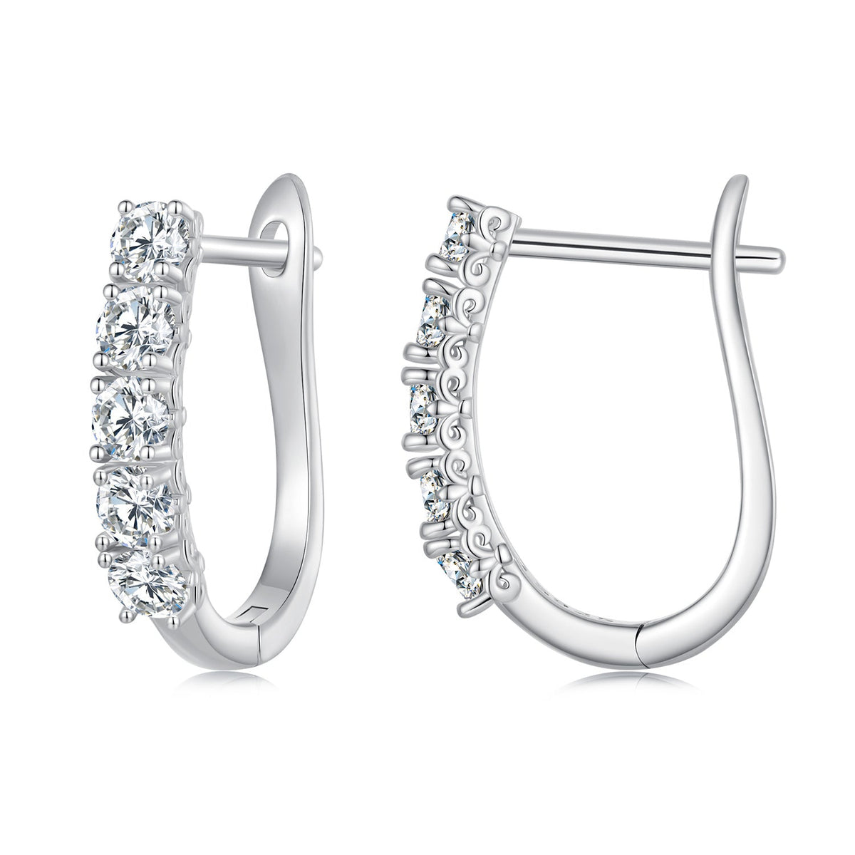 S925 Sterling Silver Moissanite Earrings 0.30 Carat for Women