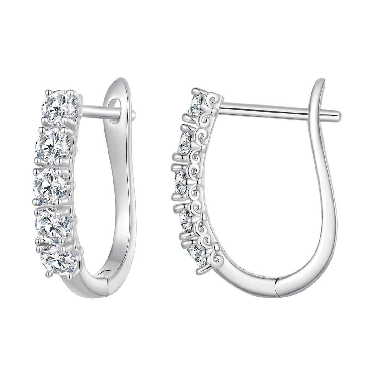 S925 Sterling Silver Moissanite Earrings 0.30 Carat for Women