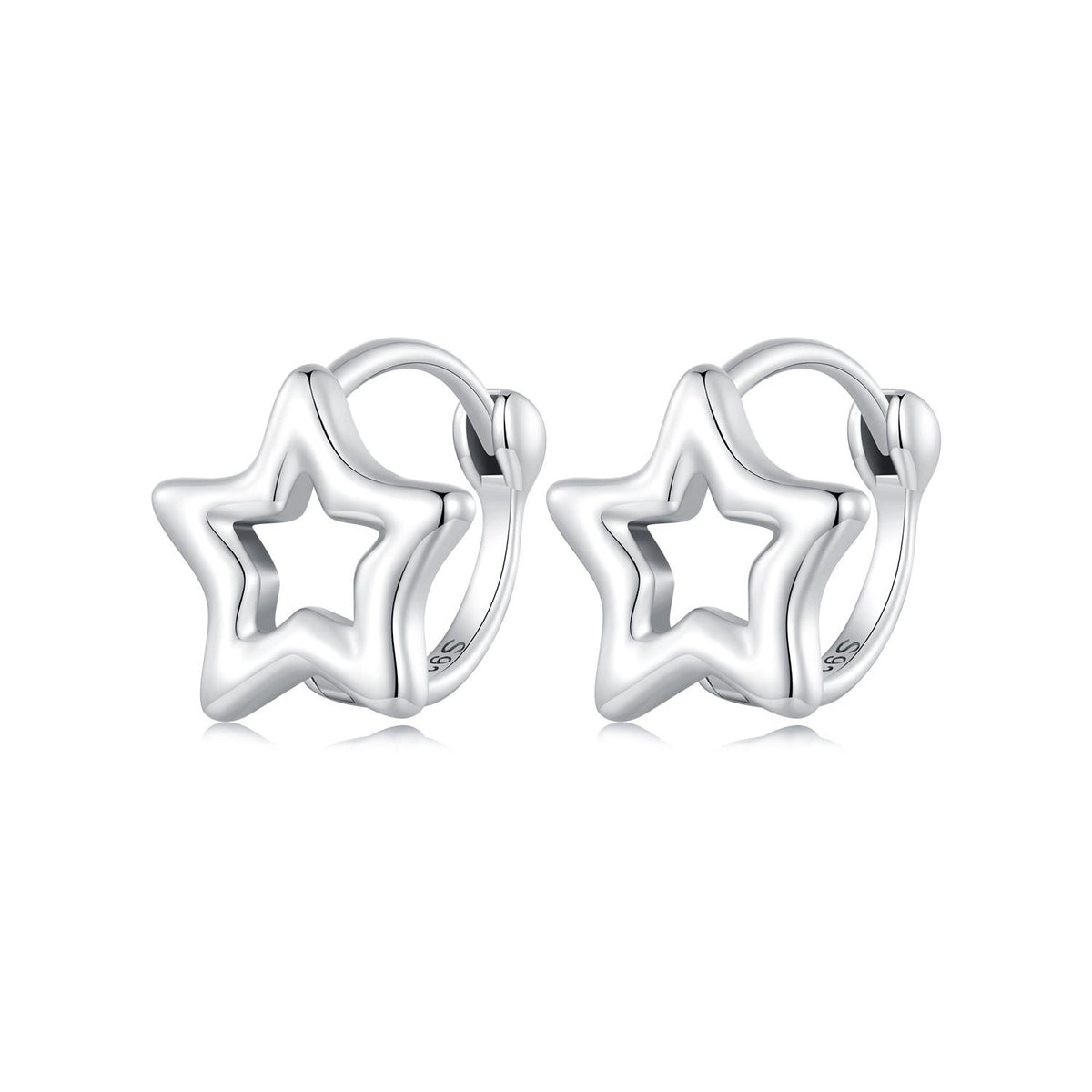 S925 Oxidized Silver 1cm Earrings for Women