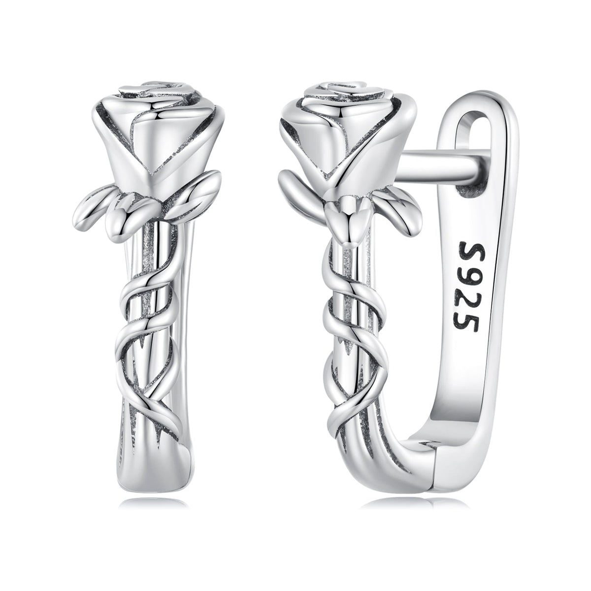 925 Sterling Silver Earrings with Oxidized Finish for Women