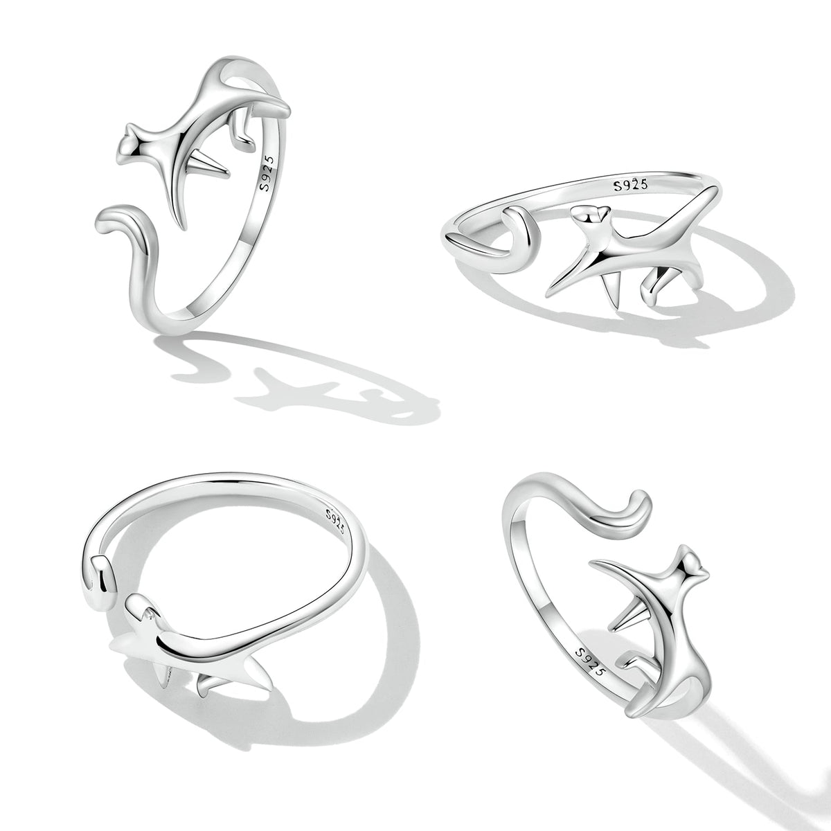 925 Sterling Silver Oxidized Ring for Women