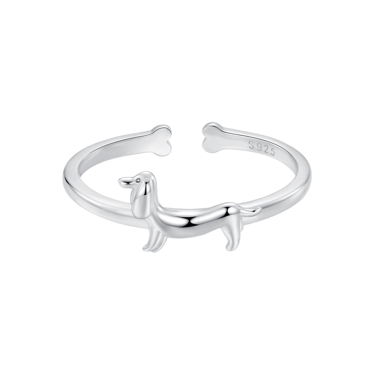 925 Sterling Silver Oxidized Silver 1.6mm Ring for Women