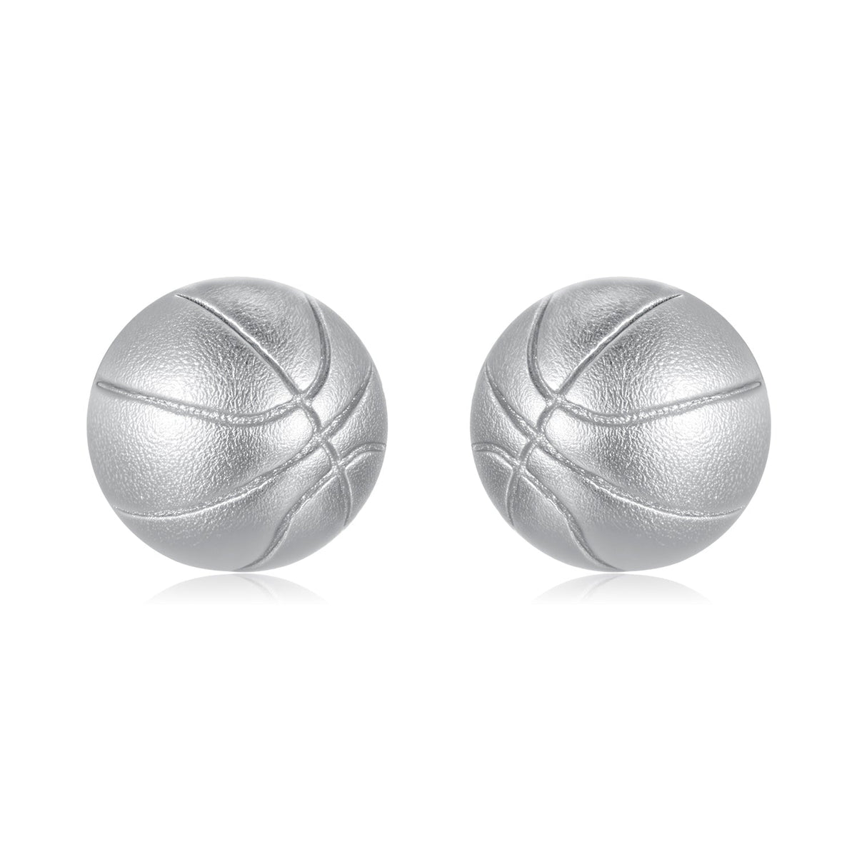 925 Sterling Silver Plated White Gold Earrings
