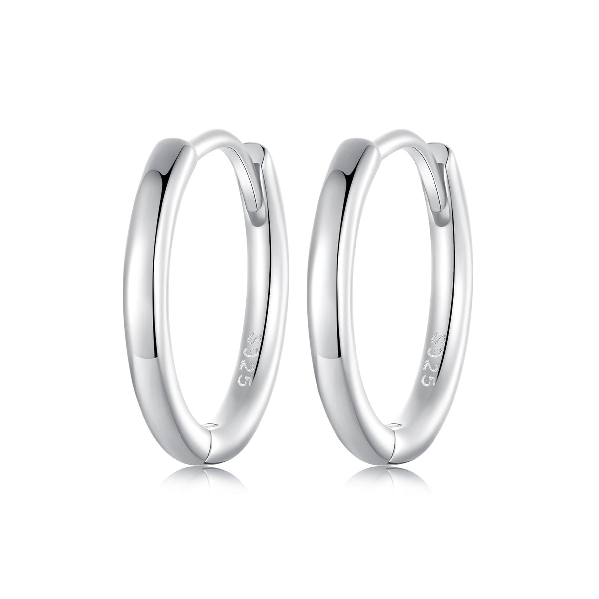 925 Sterling Silver & White Gold Plated Earrings for Women