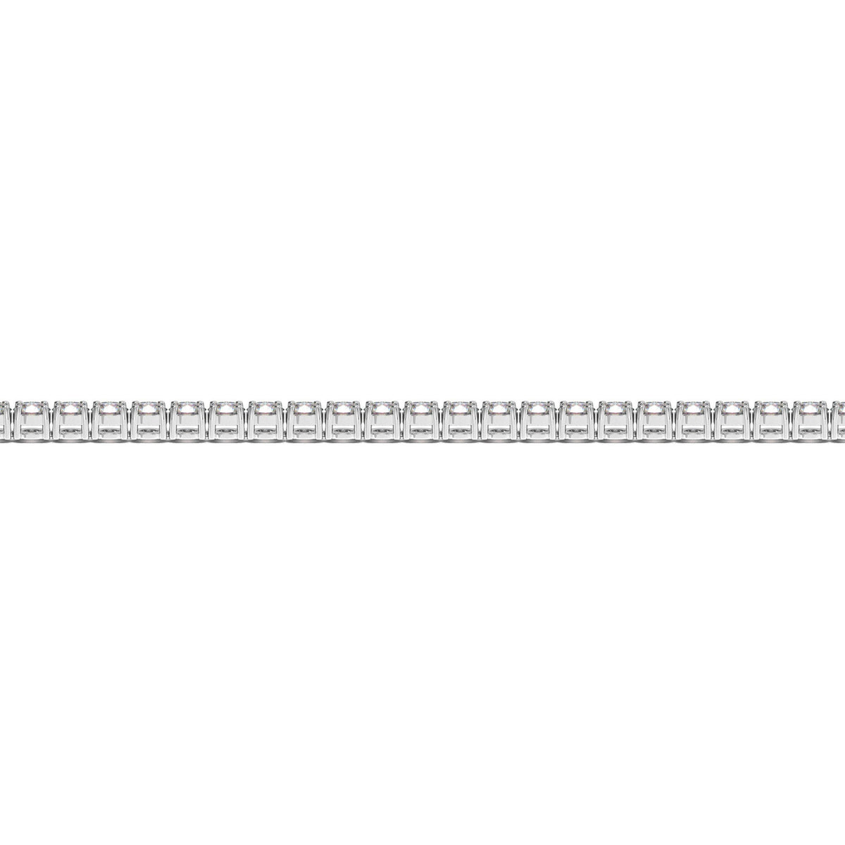 Lab Grown Round Diamond Tennis Bracelet in 14k White Gold (3 cctw F/G  VS2/SI1)
