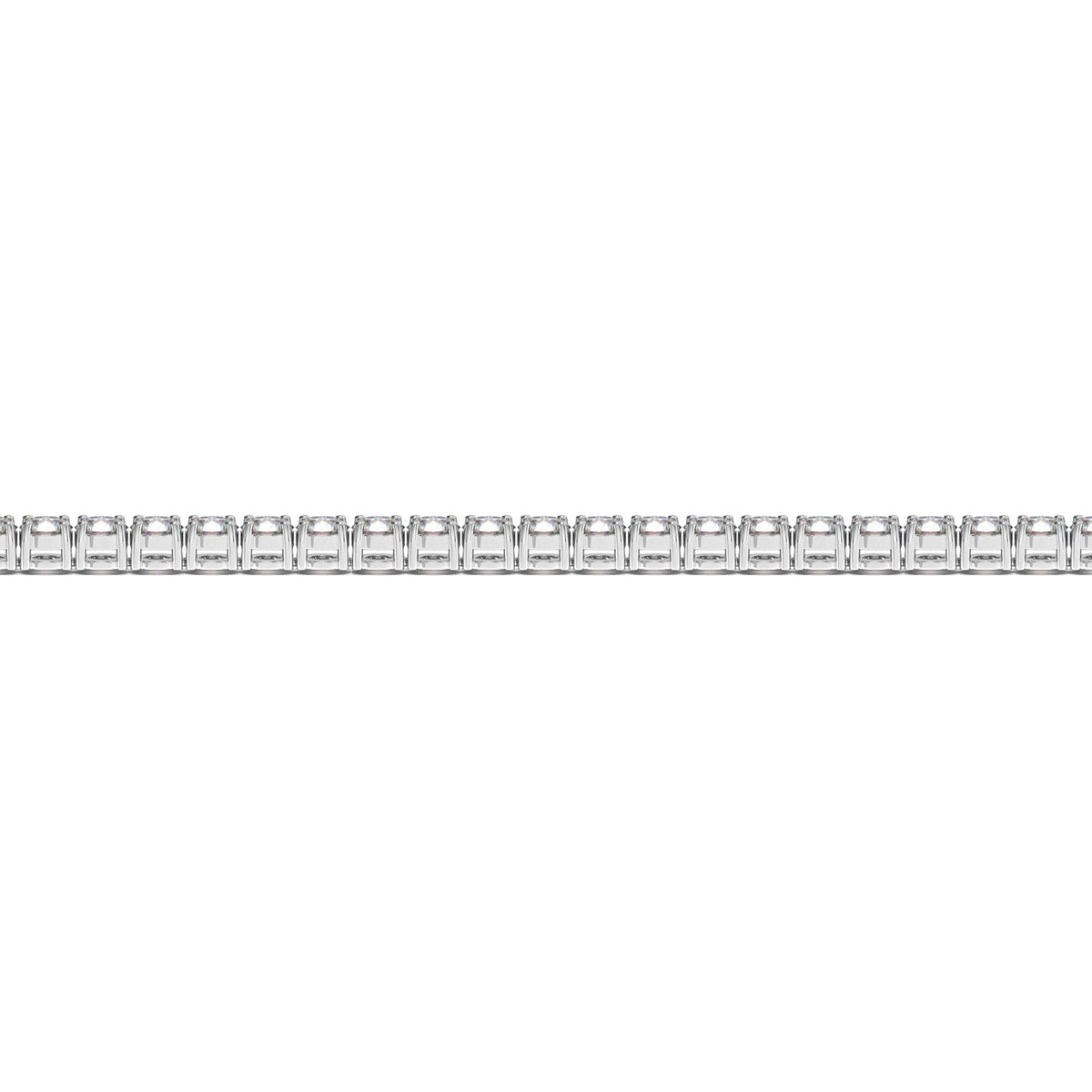 Lab Grown Round Diamond Tennis Bracelet in 14k White Gold (4 cctw F/G  VS2/SI1)